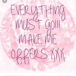 Make me an offer on my goods, must sell